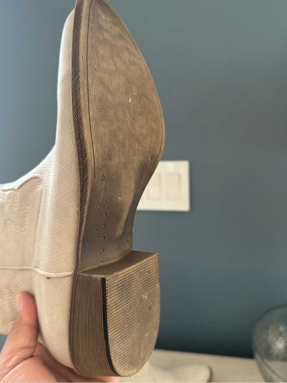 Women's Cream Ankle Bootie - Versatile Everyday Style